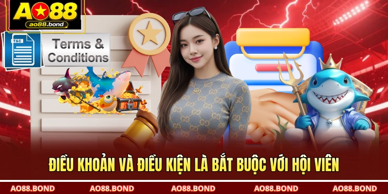 Điều khoản và điều kiện là bắt buộc với hội viên