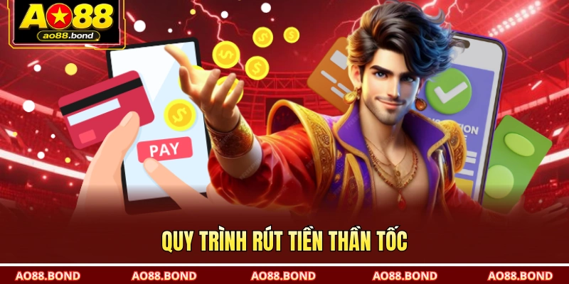 Quy trình rút tiền thần tốc