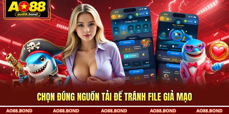 Chọn đúng nguồn tải để tránh file giả mạo